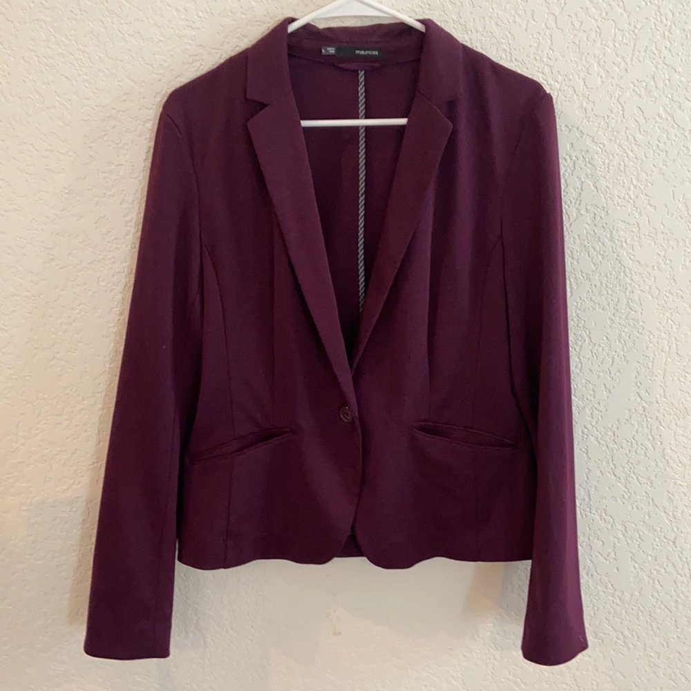 Purple blazer soft